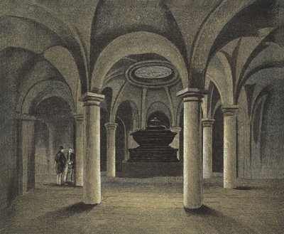 St Pauls Katedrali, Crypt, Kubbenin Altındaki Amiral Vikont Nelson Anıtı by English School