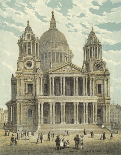 St Paul Katedrali, Batı Cephesi by English School