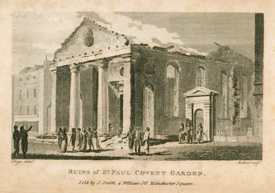 St Pauls, Covent Garden, Londra by English School