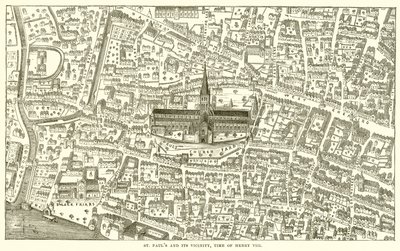 St. Pauls ve Çevresi, VIII. Henry Zamanı by English School