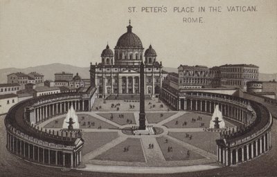 Aziz Petrus Meydanı, Vatikan Şehri, Roma, İtalya by English School
