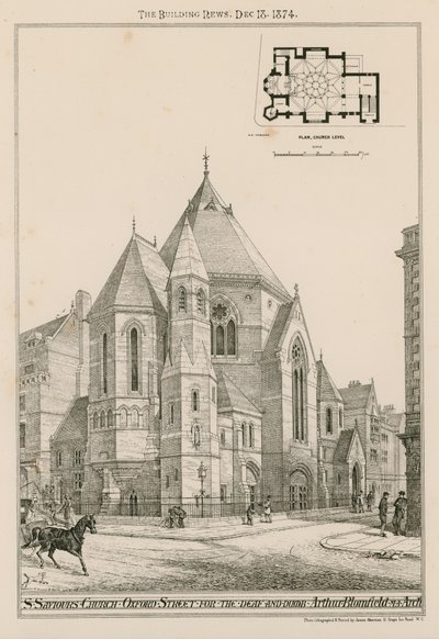 Aziz Kurtarıcı Kilisesi, Oxford Caddesi by English School