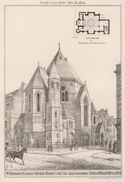 Sağır ve dilsizler için St Saviors Kilisesi, Oxford Street, by English School