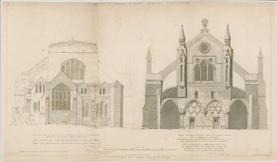 Aziz Saviors Kilisesi, eskiden St Mary Overies, Southwark by English School
