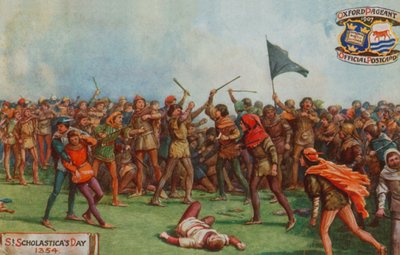 Aziz Scholasticas Günü, 1354 by English School