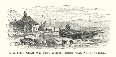Staiths, Whitby yakınlarında, Cook