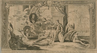 1780 yılı için kırtasiye almanack by English School