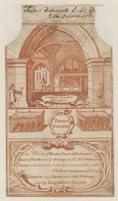Kırtasiyeler, ticaret kartı by English School