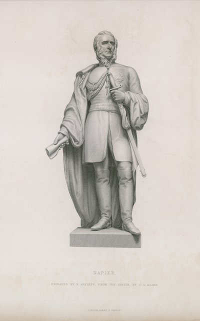 Charles James Napier Heykeli by English School