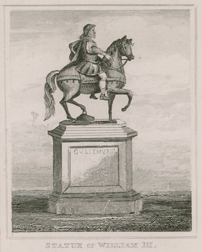 Kral William Üçüncü Heykeli, St James Meydanı, Londra by English School