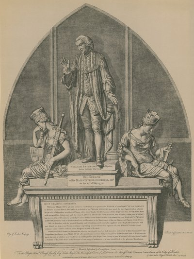 William Beckford heykeli Guildhall, Londra by English School