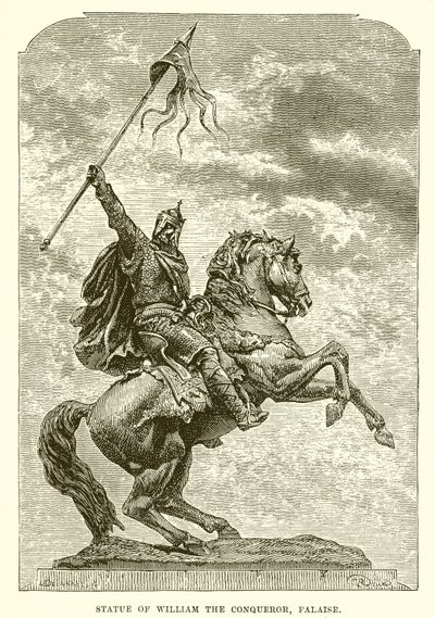 Fatih William Heykeli, Falaise by English School