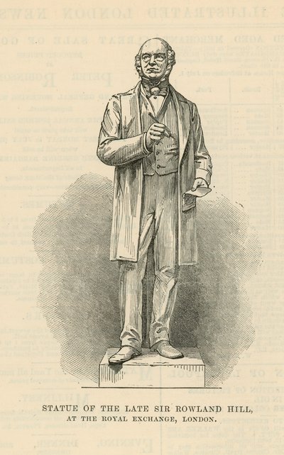Merhum Sir Rowland Hill Heykeli by English School
