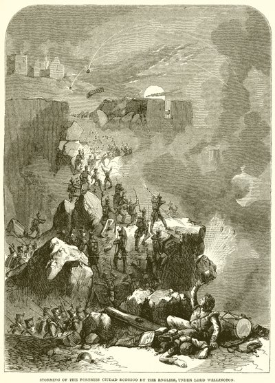 Lord Wellington yönetiminde İngilizler tarafından Ciudad Rodrigo Kalesi