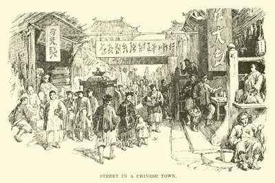 Bir Çin Kasabasında Sokak by English School