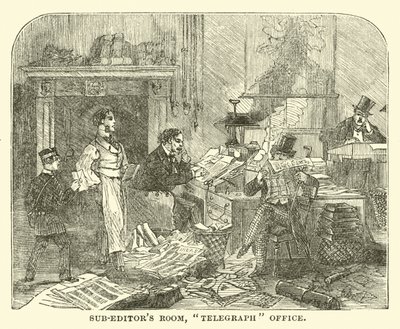 Alt editörler odası, Telgraf ofisi by English School