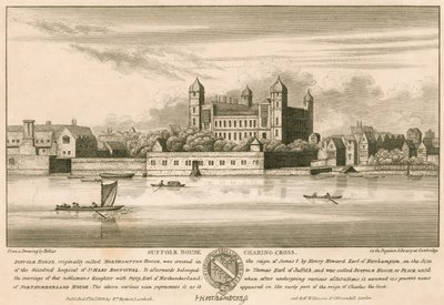 Suffolk House (daha sonra Northampton House ve Northumberland House), Charing Cross, Londra by English School