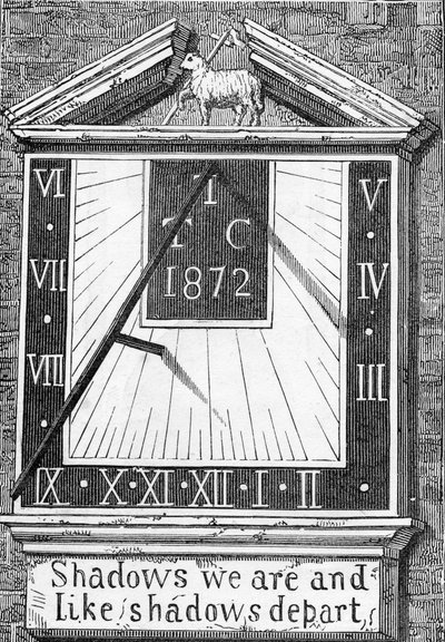 Orta Tapınakta güneş kadranı by English School