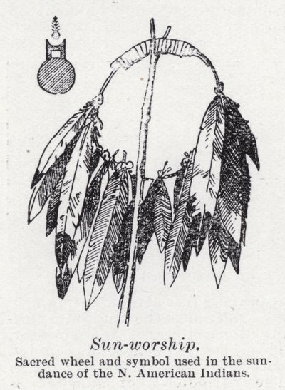 Güneşe tapınma (lito) by English School