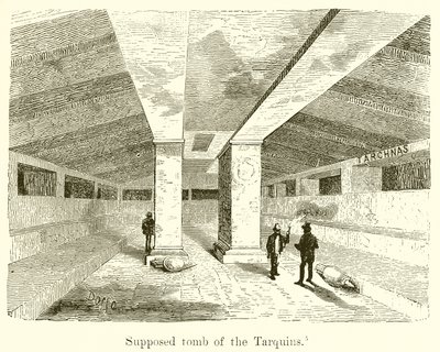 Tarquins sözde mezarı by English School