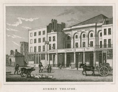 Surrey Tiyatrosu, Blackfriars Yolu, Londra by English School