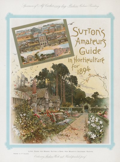 1894 için Bahçıvanlıkta Suttons Amatörler Rehberi by English School