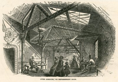 İsviçre Cephaneliği; veya Dinlenme Odası, Kolezyum, Regents Park, Londra by English School