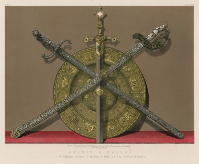 Kılıçlar ve Salver by English School