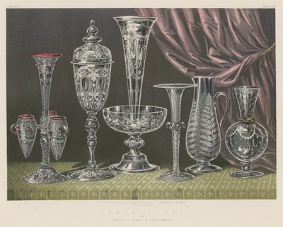 Masa Camı, Messrs J Powell and Sons, Londra by English School