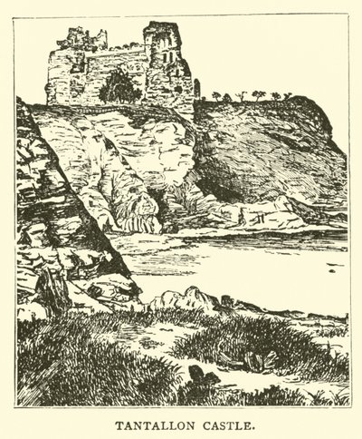 Tantallon Kalesi by English School