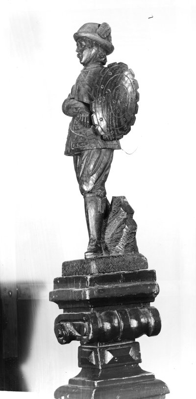 Targetteer, 1638 (oyulmuş ahşap) by English School