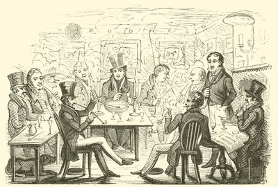 Taverna (tahta baskı) by English School