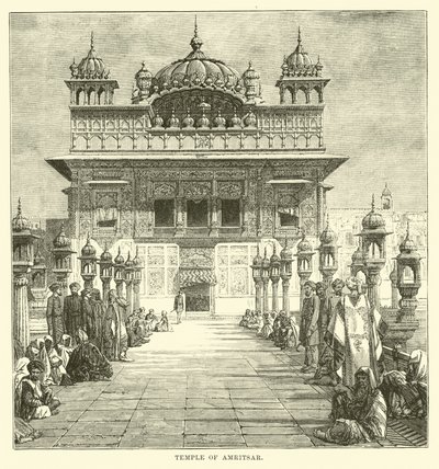 Amritsar Tapınağı by English School