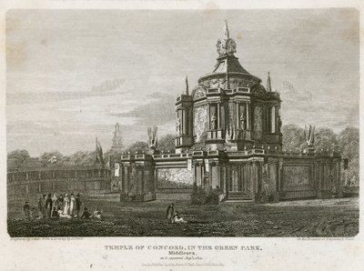 1814 Barışı için inşa edilen Concord Tapınağı by English School