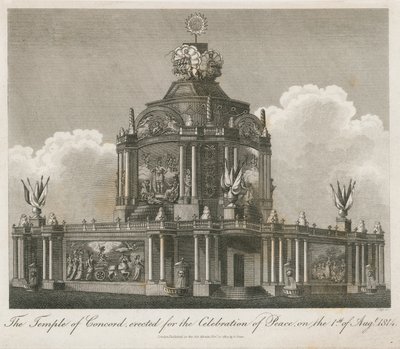 1814 Barışı için inşa edilen Concord Tapınağı by English School