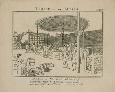 İlham Perileri Tapınağı, Lackington Allen & Co, Finsbury Meydanı by English School