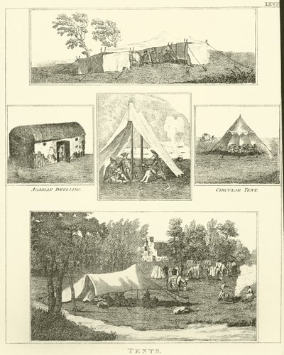 Çadırlar (gravür) by English School