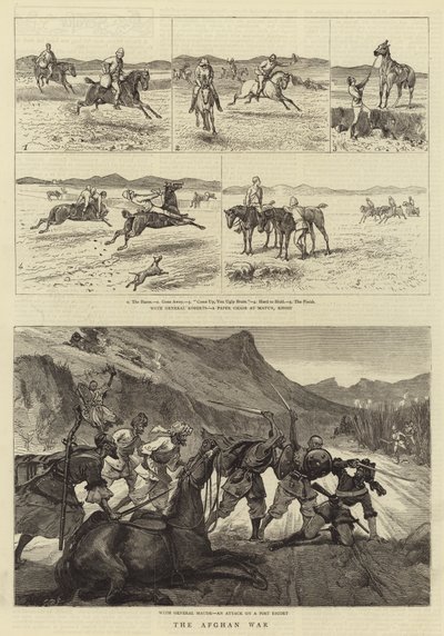 Afgan Savaşı (gravür) by English School
