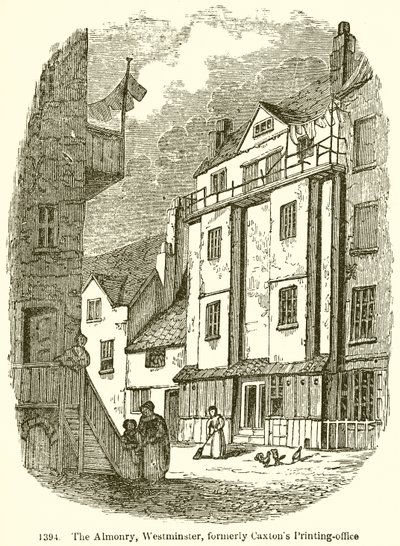 Almonry, Westminster, Eskiden Caxtons Basımevi by English School