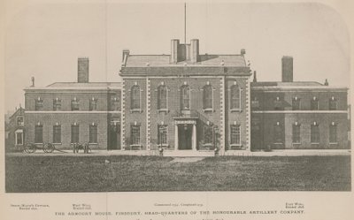 Armory House, Finsbury, Onurlu Topçu Bölüğü Karargahı by English School