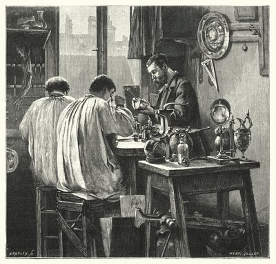 Kovalama Sanatı (gravür) by English School