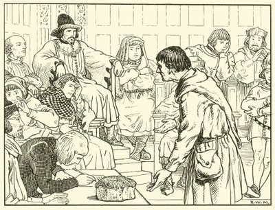 Ekmeğin Ağırlığı (kağıt üzerine mürekkep) by English School