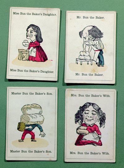 19. yüzyılın ortalarında bir Mutlu Aileler oyunundan Baker ailesi by English School