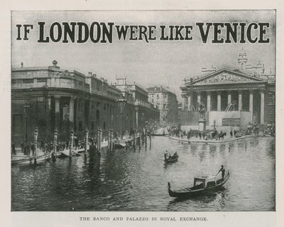 Banco ve Palazzo di Royal Exchange by English School