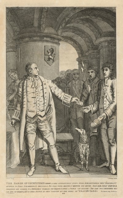 Courtstown Baronu bu öfkeli cevabı Duke Schombergs elçisine geri verdi. by English School