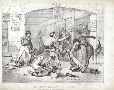 AGinCourt Savaşı (aquatint) by English School
