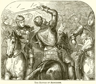Agincourt Savaşı by English School