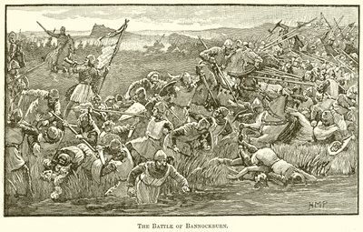 Bannockburn Savaşı by English School