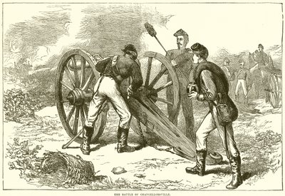 Chancellorsville Savaşı by English School