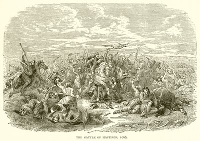 Hastings Savaşı, 1066 by English School